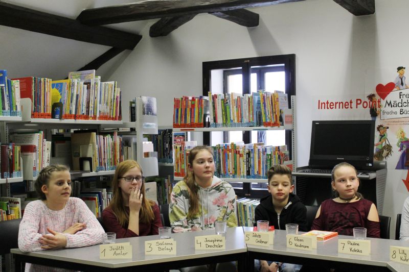 Regionalentscheid in der Bibliothek Greiz, jährlich