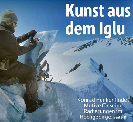 Zeitungsartikel "Kunst aus dem Iglu", OTZ 22.06.2019