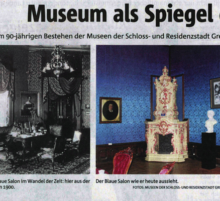 Zeitungsartikel "Museum als Spiegel der Zeit", OTZ 09.10.2019
