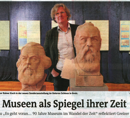 Zeitungsartikel "Museen als Spiegel ihrer Zeit", OTZ 09.10.2019