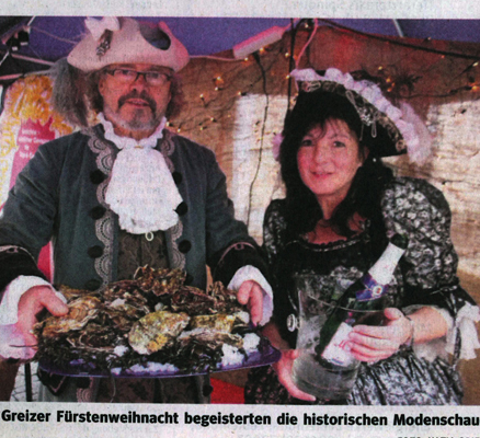 Zeitungsartikel "Lebendige Geschicht in der Adventszeit", OTZ 10.12.2019