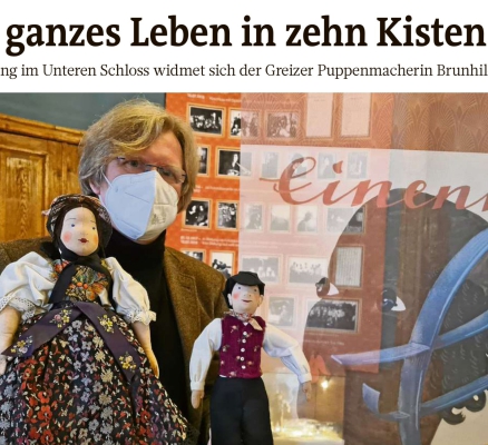 Zeitungsartikel "Ein ganzes Leben in zehn Kisten", OTZ 06.11.2021